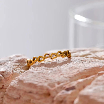 Love Heart Sequence Ring - Zafinne Jewelry