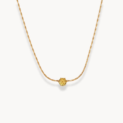 Luna Solitaire Pendant Necklace - Zafinne Jewelry
