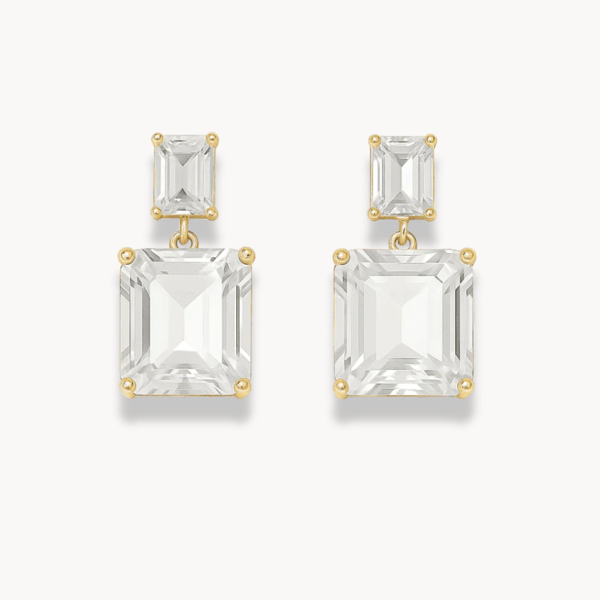 Luxury Geometric Pendant Earrings - Zafinne Jewelry