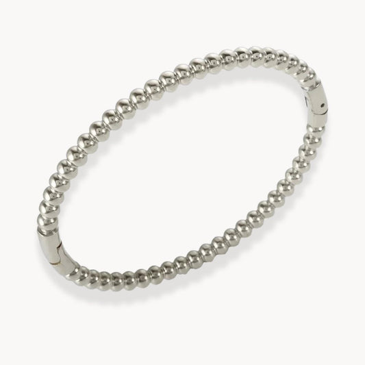 Round Beaded Bangle Bracelet - Zafinne Jewelry