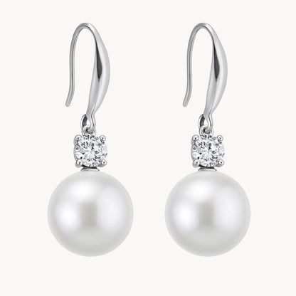 Round Pearls Drop Earrings - Zafinne Jewelry