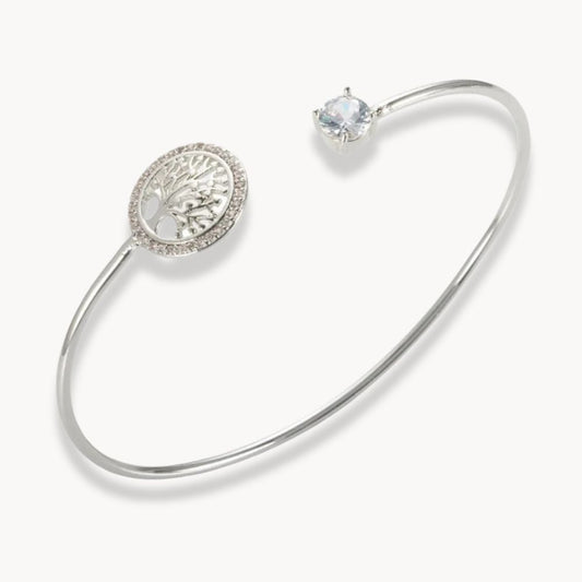 Tree Of Life Bangle Bracelet - Zafinne Jewelry