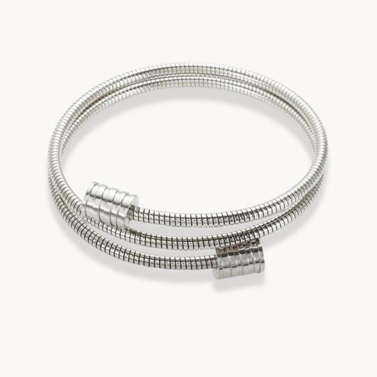 Twisted Bangle Bracelet - Zafinne Jewelry