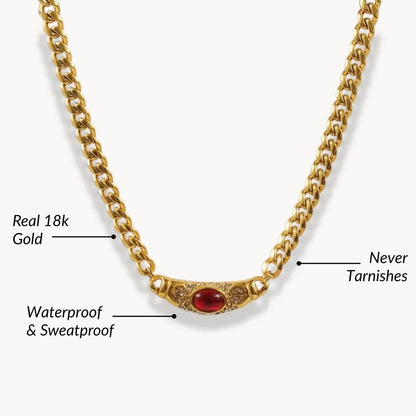 Vintage Chain Necklace - Zafinne Jewelry