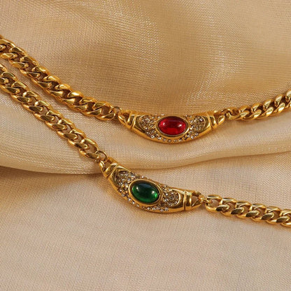 Vintage Chain Necklace - Zafinne Jewelry